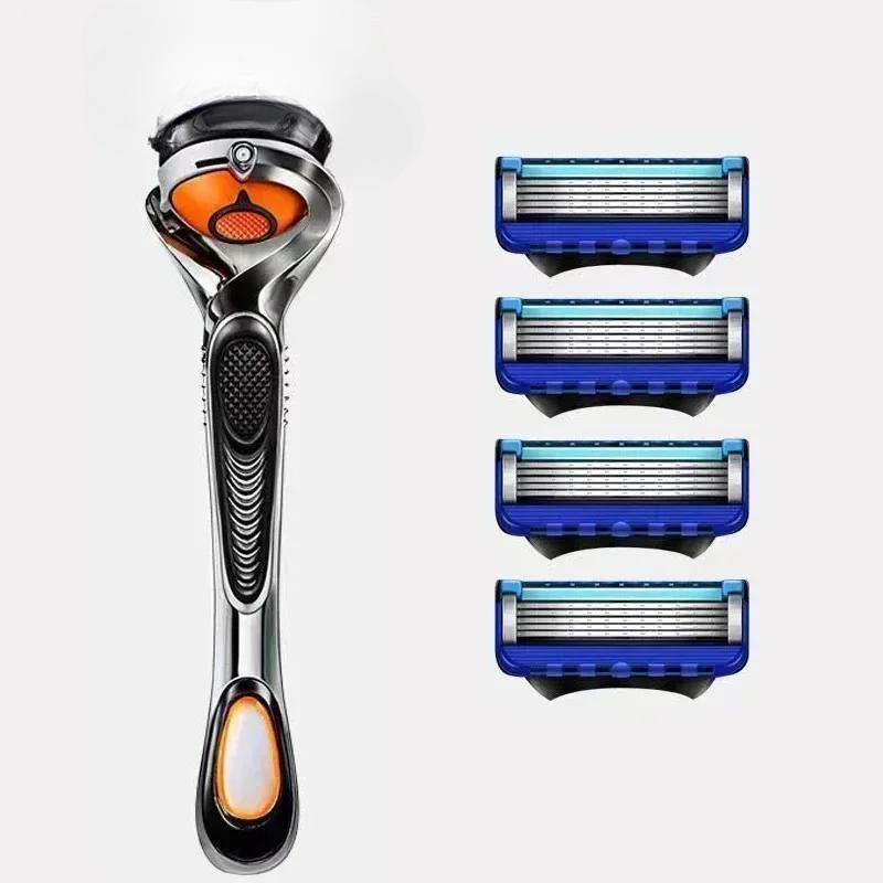 5-layer Razor Blades Replacement Blades for Men's Shavers Shaving Safety Razor Skin Protection Classic Reusable Blade Razor