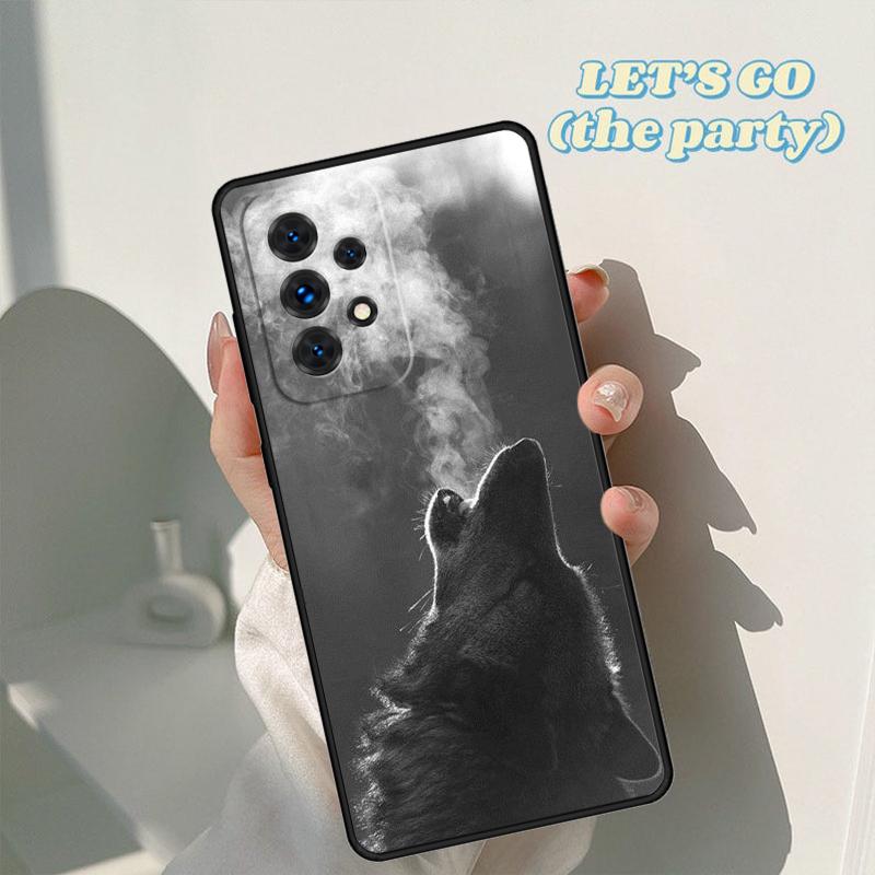 Tier Der Wolf Heult Handyhülle Für Samsung Galaxy A42 A31 A40 A51 A71 A32 A80 A91 A52 A72 A73 A20e A21S A50 A70 A11 A12 Hülle