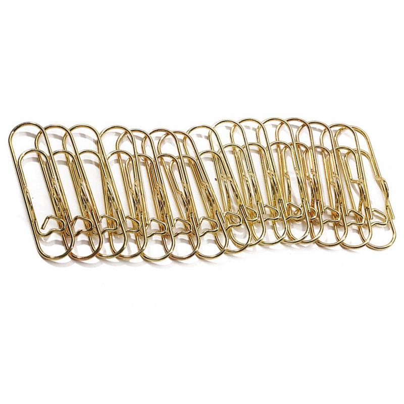 Anti Lost Paper Clip Metal Pen Holder Clips Portable Bookmarks Photo Memo Ticket Fixed Paperclips Office School Stationery