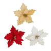 Fake Simulated Christmas Flower DIY Xmas Tree Ornaments Artificial Christmas Flowers  Christmas