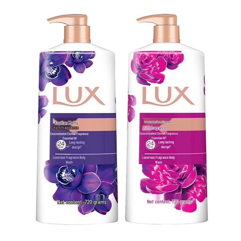 LUX Enchanting Lotus & Fragrant Peony Shower Gel Duo Pack