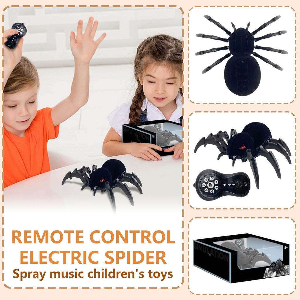 Remote Control Electric Spider Spray Music Children's Toys, Gifts For Children's Friends