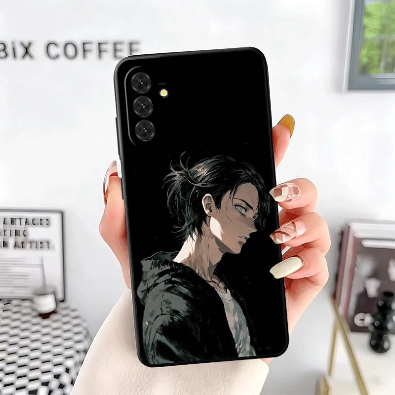 A-Attack On T-Titan Eren Yeager Soft Phone Case for Samsung A17 A37 A57 A16 A26 A36 A56 A15 A25 A35 A55 A14 A24 A34 A54 A13 A23