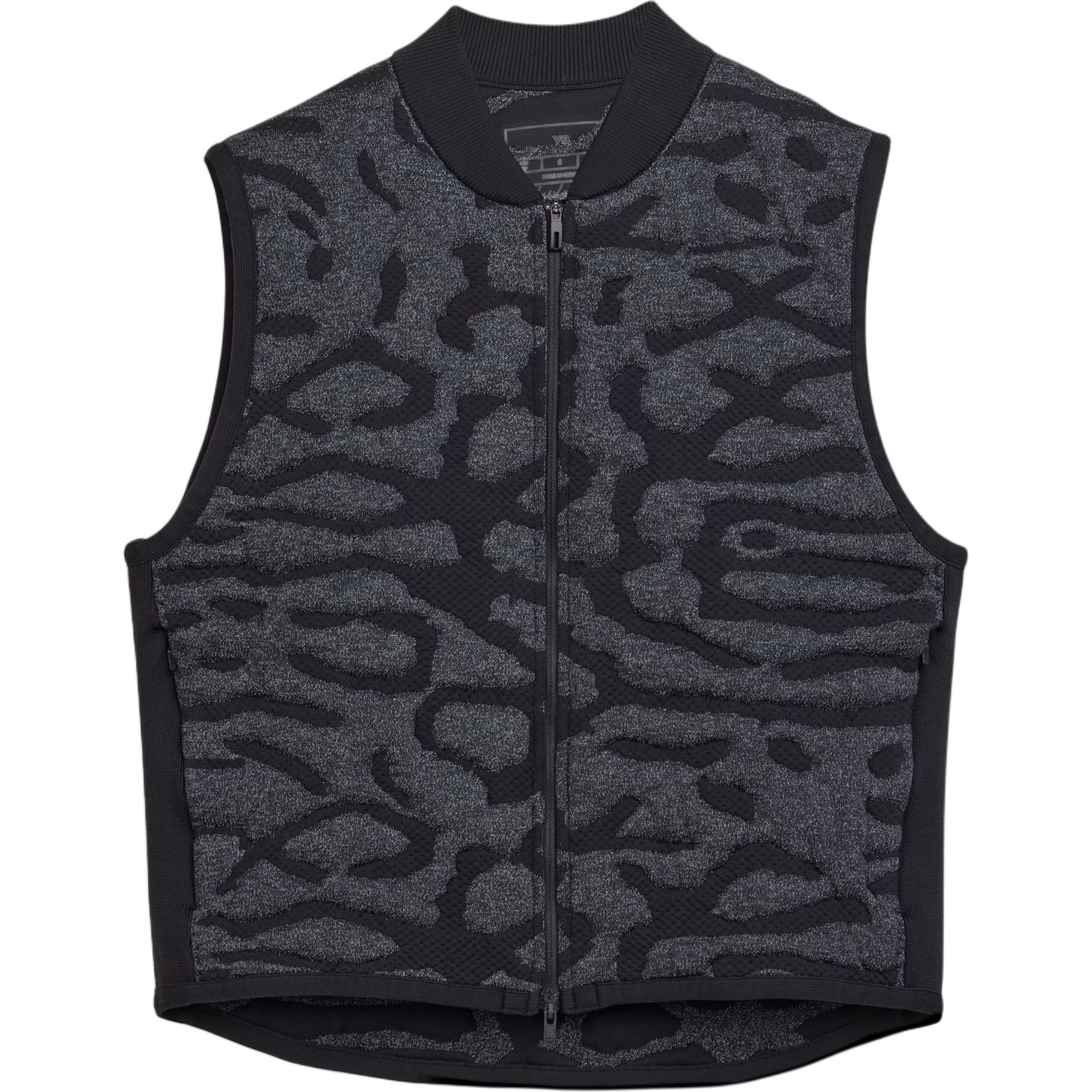 

Y-3 Приталенный жилет без рукавов на молнии Женские жилеты Черный IX0013 XS