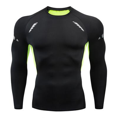 Langarm Sport T-shirt Training Jogging Shirts Gym Sport Quick Dry Rashgard Männer Kompression Fitness Engen Lauf T-shirt
