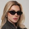 European and American fashion new irregular cat eye sunglasses advanced sense UV protection sunglasses personalized trend glasses women