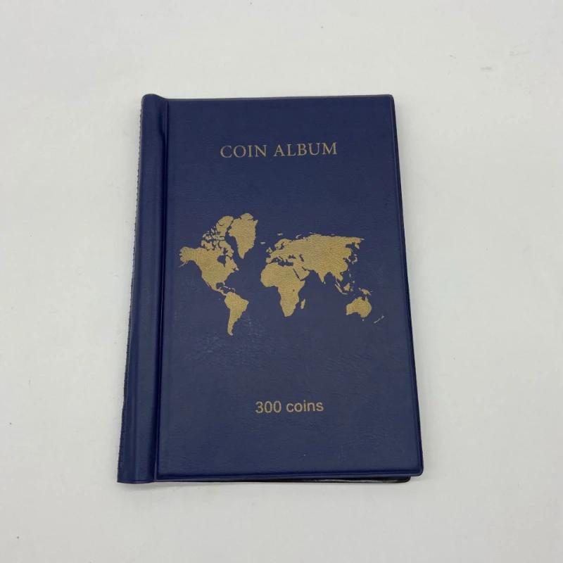 300 Mřížkovaná kožená peněženka Úložní kniha Velikost Mřížkovaný odznak Měděná mince Vertikální Vodotěsná Odolná PVC Sběratelská kniha