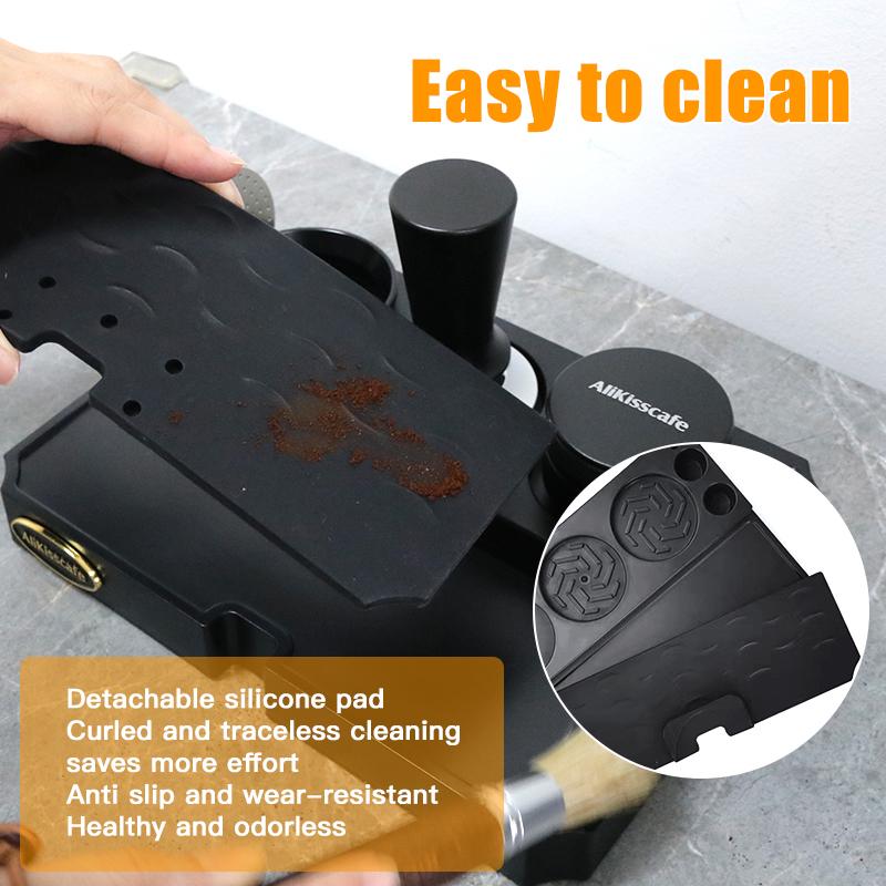 Coffee Tamper Station 51MM 54MM 58MM Machine Portafialter Holder Anti-Slip Mat Base Rack For Espresso Accessories Barista Tools