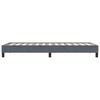 Łóżko Box Spring Bez Materaca Ciemnoszary 90X210 Cm Aksamit