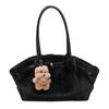 2025 Luxury Women's Fluffy Tote Bag - High-End, Large Capacity for Autumn/Winter