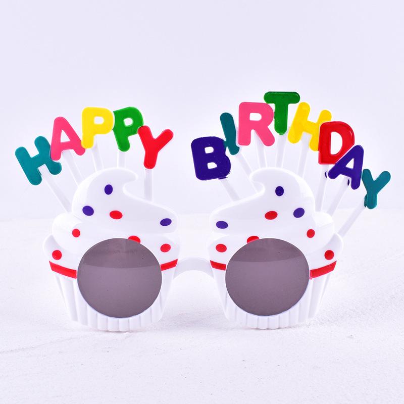 First Birthday Baby Party Hats & Glasses Set - Festive Cake Decoration & Theme Props