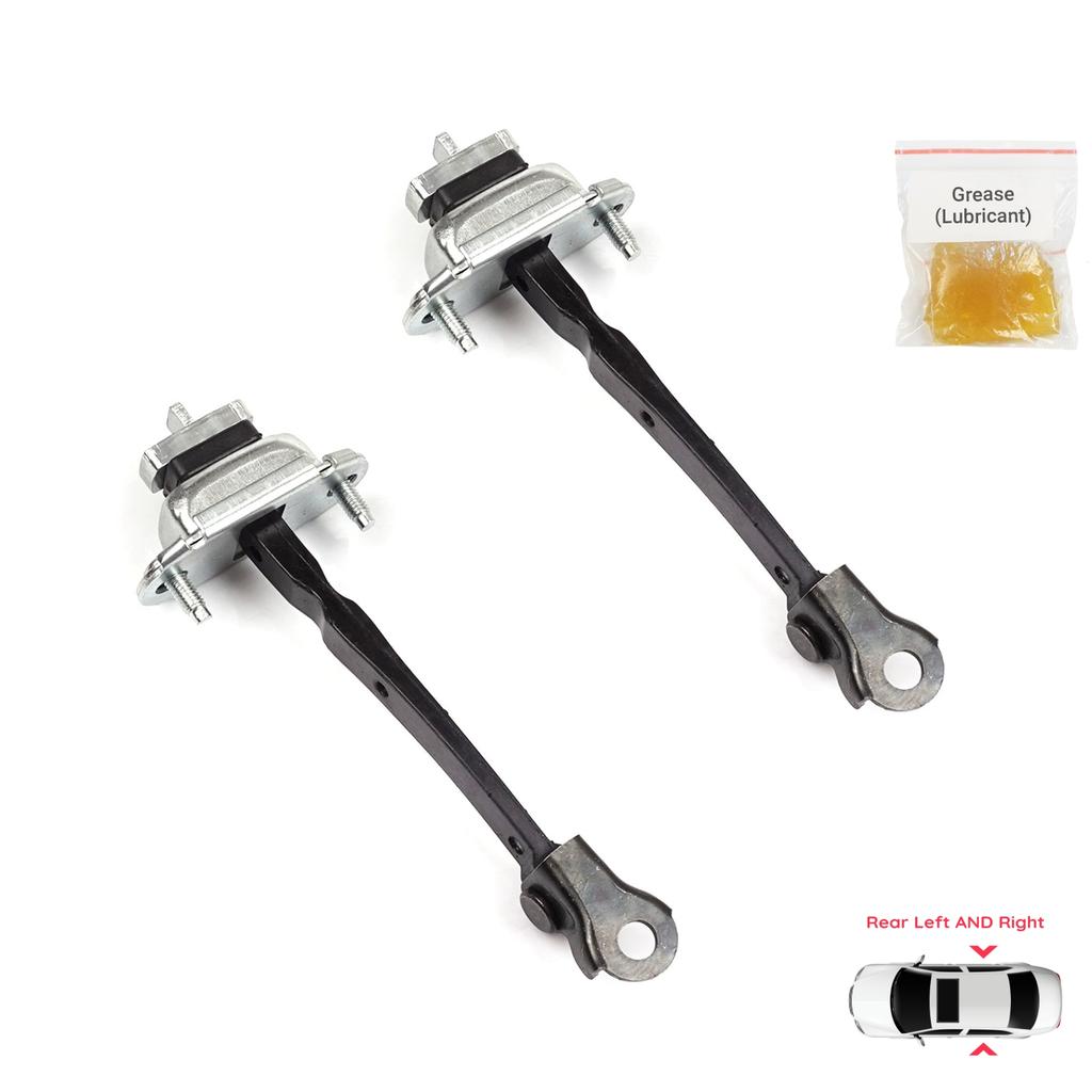 EDP1237-1 2 Pieces Rear Door Hinge Stop Check Strap Limiter 42467901 for Vauxhall Opel Mokka A J13 2013-2020