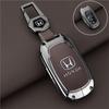 Zinc Alloy+ Leather Car Key Case Cover Shell Accessories For Honda 2022 2023 2024 Accord Civic HR-V CR-V Pilot Sport SI EX EX-L XA6