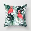Ins Plant Flower Peach Skin Fleece Pillow Cover Sofa Car Pillow Cushion Cover Lunch Home Furnishing