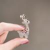 Deer Christmas Gift Brooch Personality Cartoon 2025 New Trendy Suit Pin Accessories Blouse Collar Pin