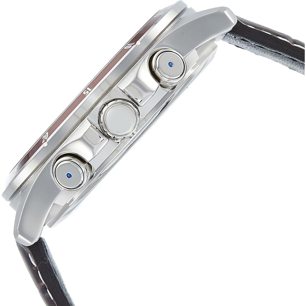 Casio MTP-1374L-7A1VDF Men's Quartz Wristwatch Leather Band Silver Dial