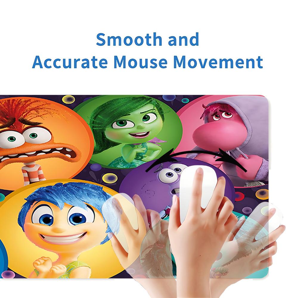 Inside Out Emotions Large Gaming Mouse Pad Nonslip Rubber Base Waterproof Desk Mat For Office Pc Laptop