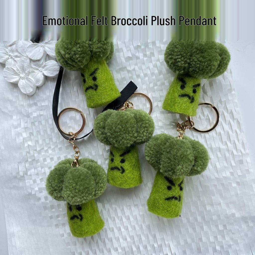 Creative Broccoli Pendant: Fresh Green Doll Bag Charm & Shoulder Bag Accessory GJ87