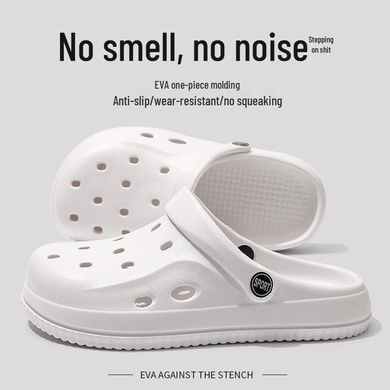 Herren Rutschfeste Geruchshemmende Zehengeschlossene Strandsandalen