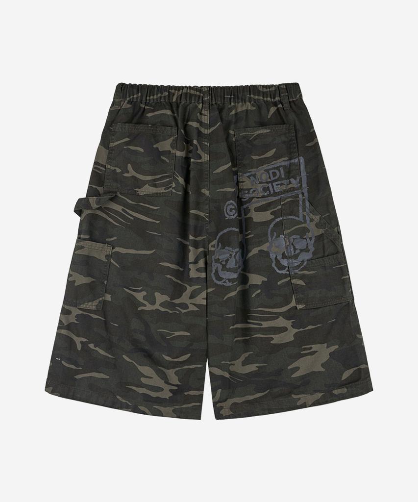 Nodi Dead Sound Society Camo Bermuda Pants
