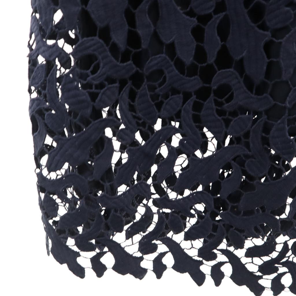 ESTNATION Long Length Total Race Tight Skirt 36 Navy Women Used