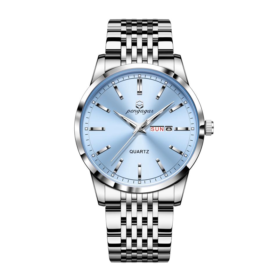 Top Brand Luxury Man Wristwatch Waterproof Luminous Date Men Watches Stainless Steel Quartz Watch