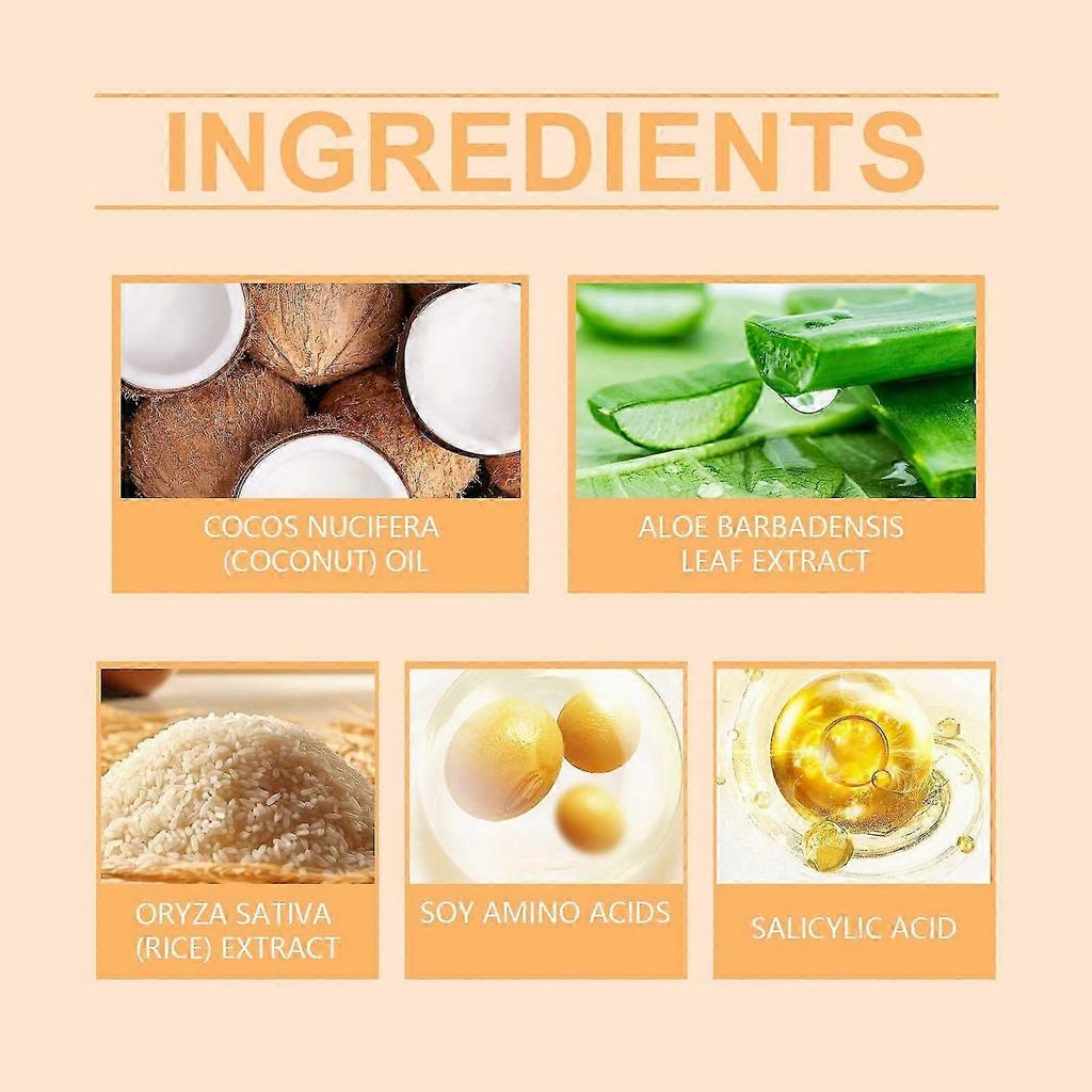 2025 Latest Model  Rice Head Scrub Cleans Dandruff, Moisturizes, Fluffs And