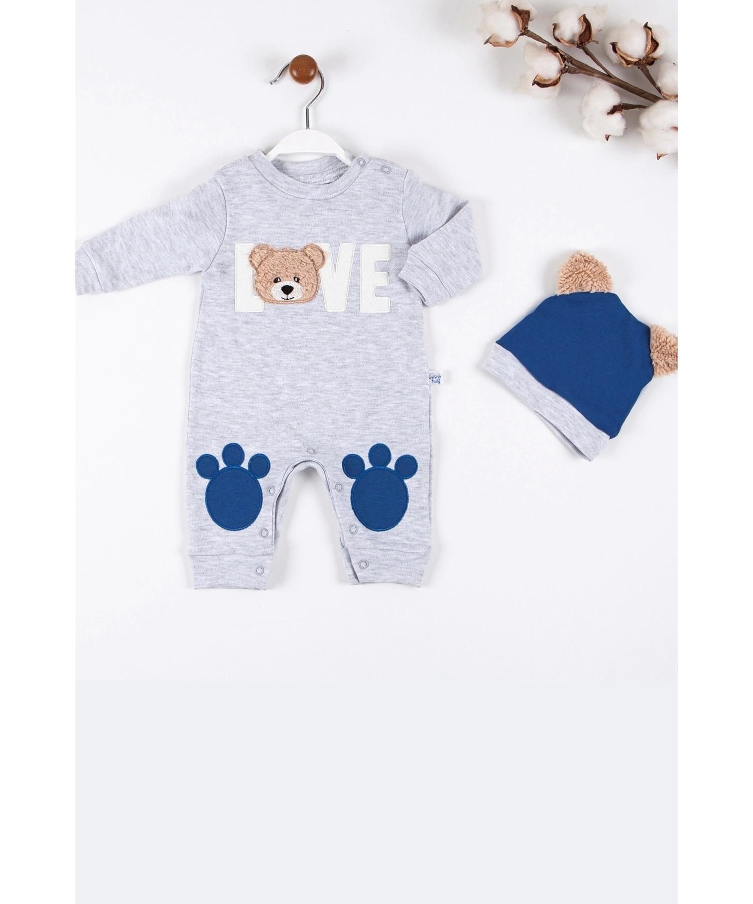 

Детские комбинезоны из 100% хлопка с вышивкой Love Bear