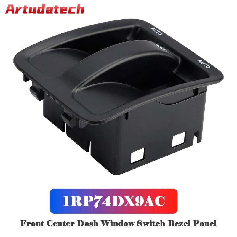 Artudatech Front Center Dash Window Switch Bezel Panel 1RP74DX9AC for Jeep Wrangler 2011- Car Accessories