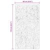 Medium Pile Soft and Washable Rug HUARTE Brown