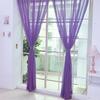 Elegant Sheer Voile Curtains for Living Room 2 Panels, 84 Inches Long, Light Filtering, Multiple Colors Available
