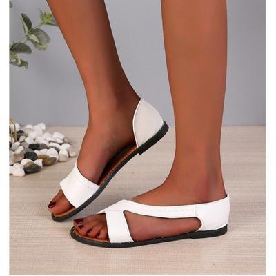 Summer New Women's Flat with Sandals Casual Comfortable Women Flip-flops Fashion Wear Resistant Outdoor Female Shoes