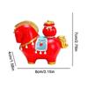 2026 Chinesisches Neujahr Harzpferd Figur Pferd Maskottchen Chinesischer Stil Tierkreiszeichen Pferd Ornamente Drehbar Pferd Miniatur Büro