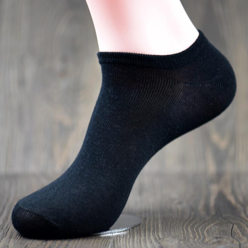 Boat Socks Men's Solid Colour Spring and Summer Thin Section of Cotton Anti-odour Low-top Socks Invisible Short Casual Short Sports Socks