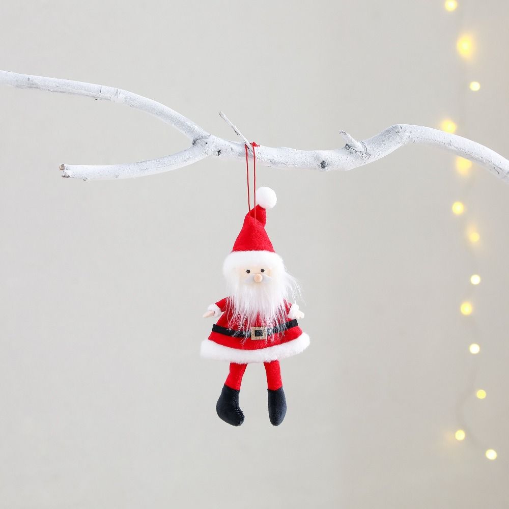 Festive Decor Cloth Christmas Angel Doll Hanging Pendants Skirt Shape Christmas Girl Pendant Cute Toy Pendant Christmas Party