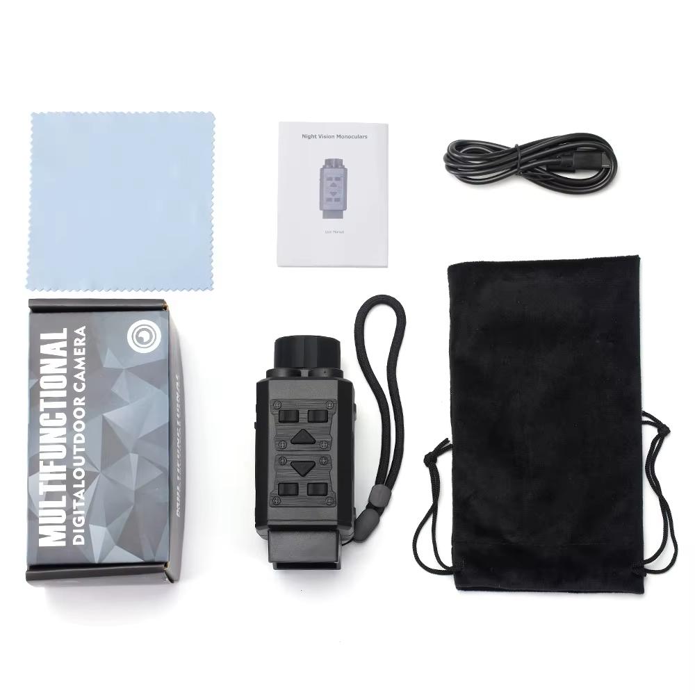 Source Factory New Single Tube Night Vision Infrared Portable Video HD High-power Cross-border Bird Watching Monocular Digital