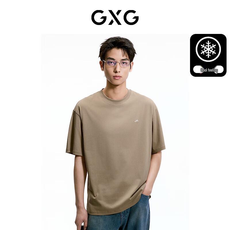 Мужская тяжелая футболка с вышивкой GXG S