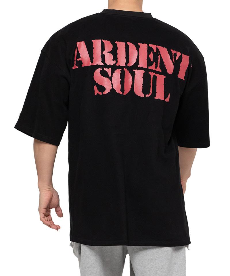 Adent Soul Crack Logo Oversized Short Sleeve (Black) M