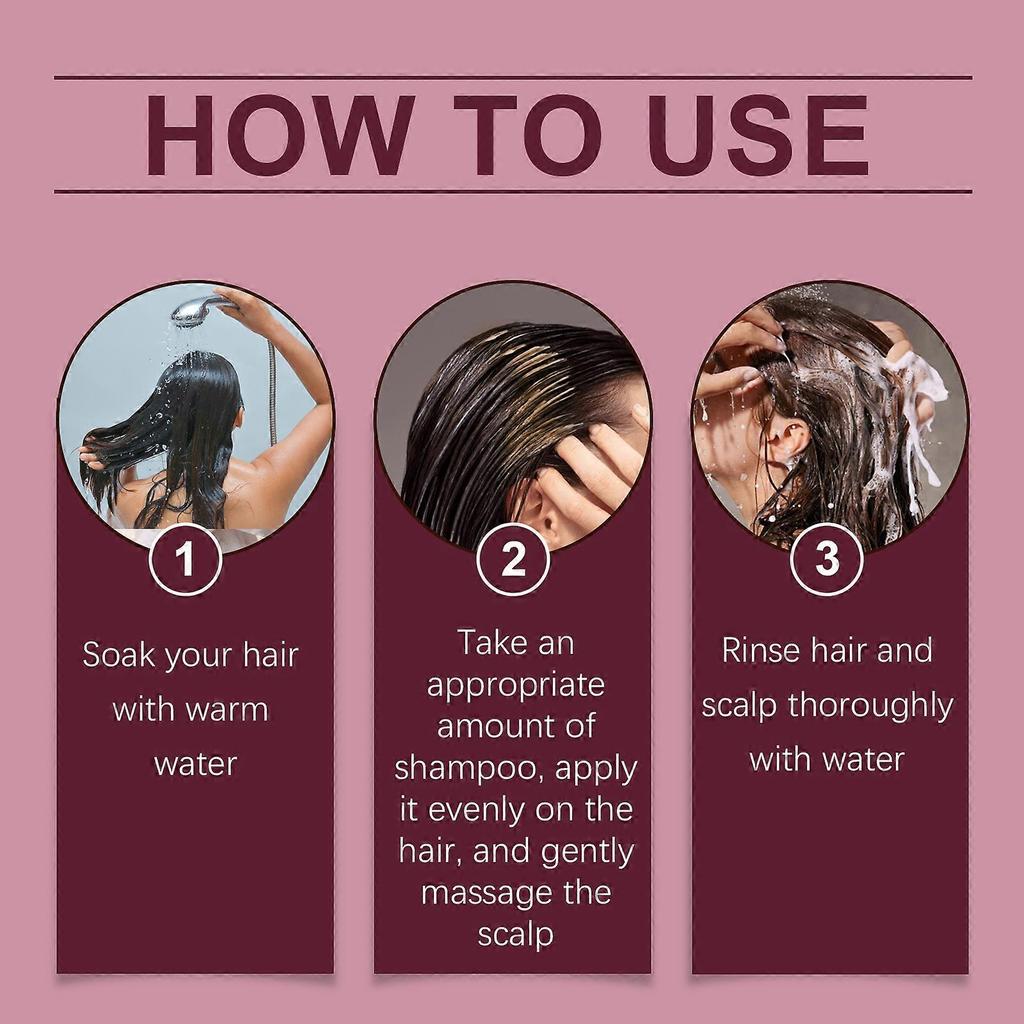 Revitalizing Batana Oil Shampoo for Dry Hair Deep Moisturizing, Repair & Strengthening, Oil Control, Soothes Itchy Scalp, Adds Shine & Glossy Finish