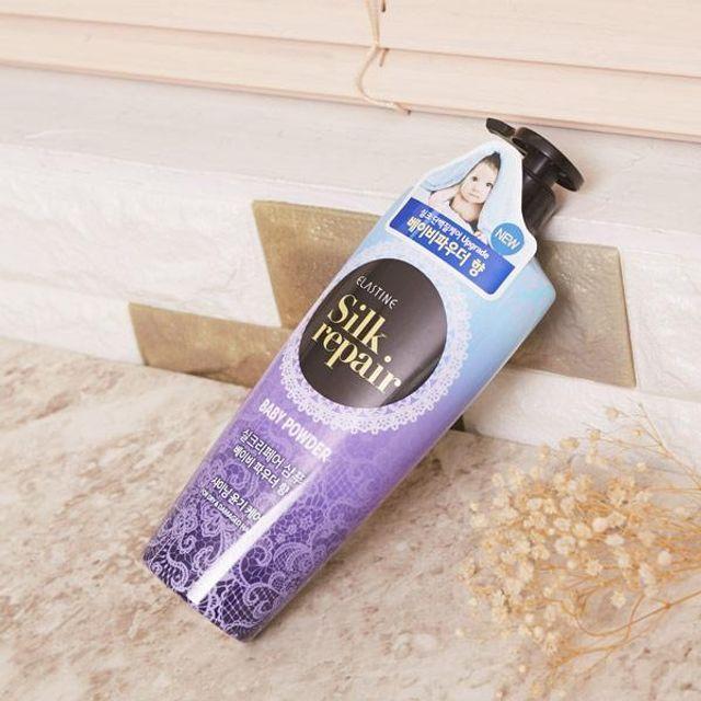 Shampoo GOUXONCI Shining ELASTINE Baby Baby Powder 550ml