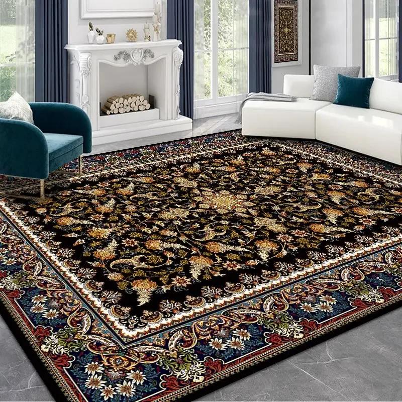 Oriental Ethnic Style Carpet Living Room Decor Persian Big Size Area Rugs Bedroom Decor 200x300 Washable Non-slip Cloakroom Mats