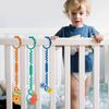 Multifunctional Baby Bottle  & Toy Holder Soft Silicone Cup Strap Colorful Infant Bottle Leash Essential for Strollers