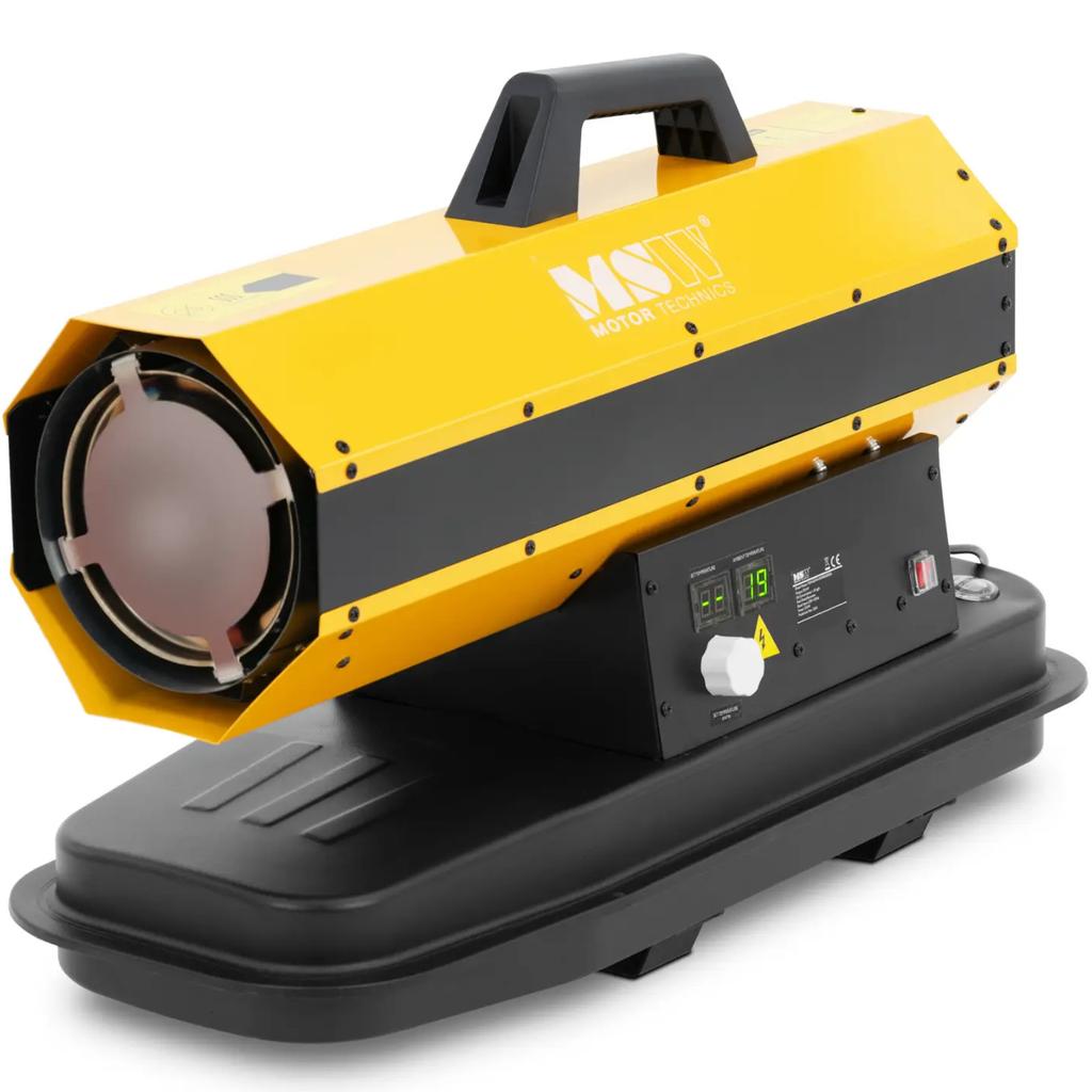 Oil blower heater for heating the workshop and building hall 20 kW