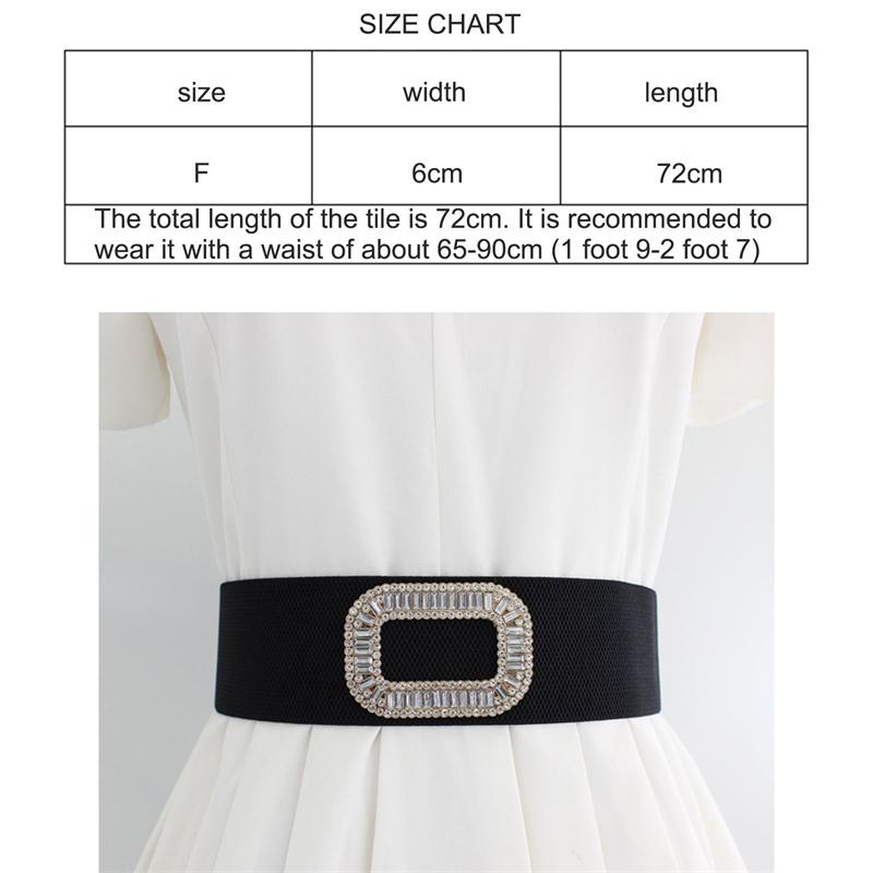 Women Wide Waist Stretch Cinch Girls Waistband Waist Seal Wide Belts