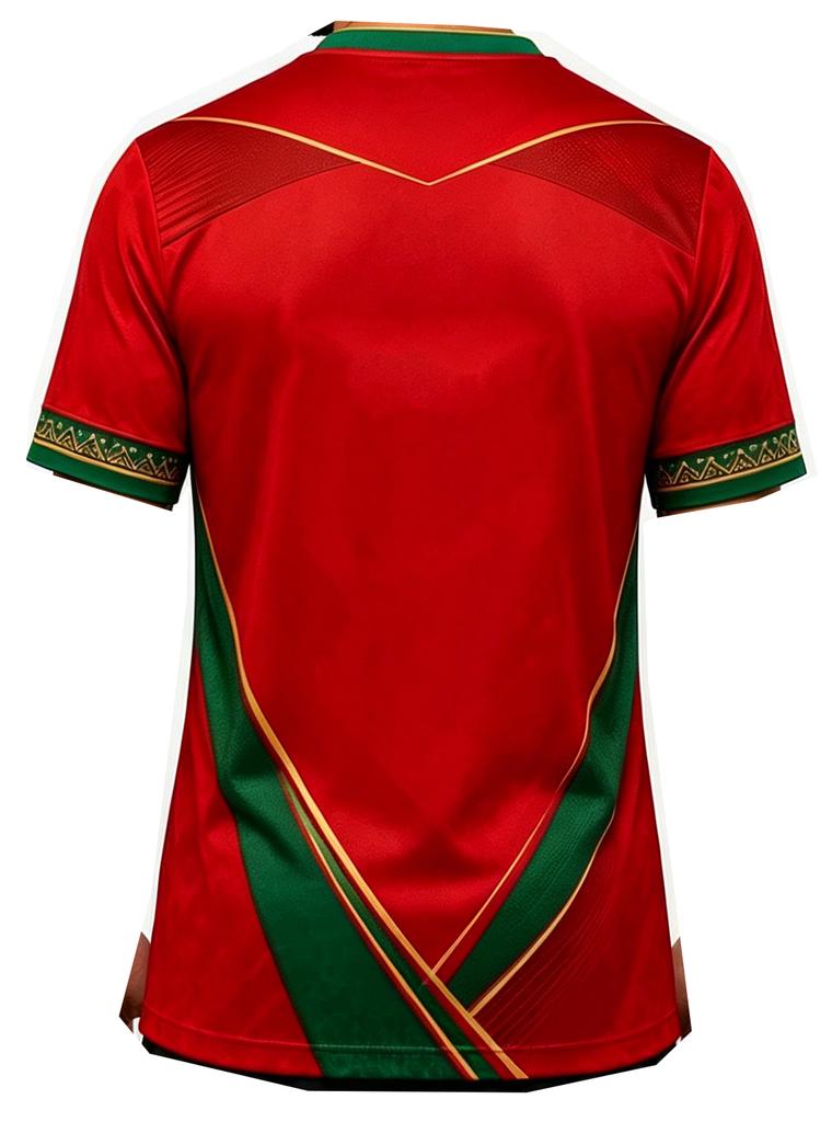 Morocco Style Soccer Jersey Football Tee Fan Jersey Gift Sports T-Shirt Summer Breathable Short Sleeve Casual Fashion Streetwear