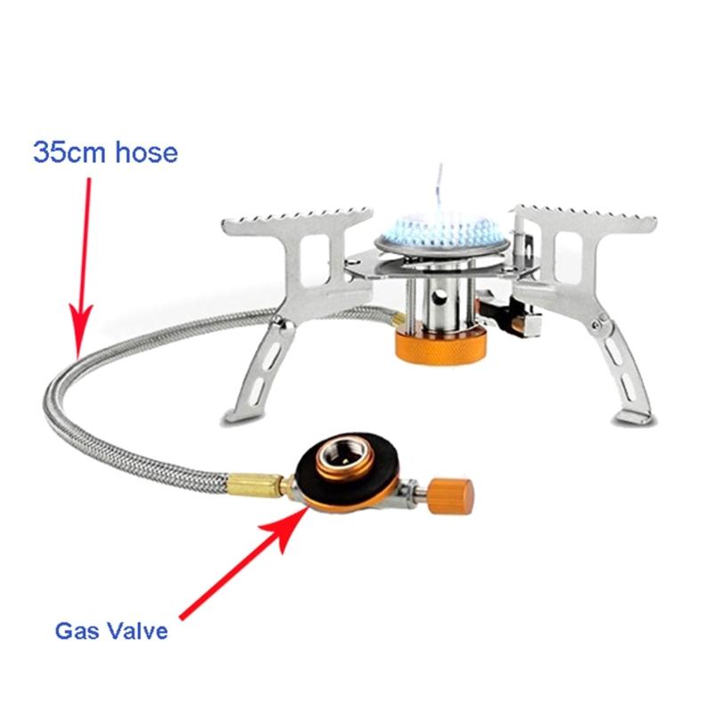 Gas Refill Fuels Valves Connector Extension Hose Outdoor Gas Stove Pipe Flexible Furnaces Switches Gas Stove Adapter