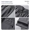 SHANSHAN Men's Ice Silk Business Casual Straight-Leg Pants