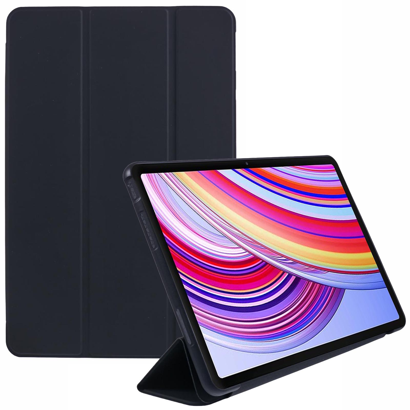 

Чехол для Xiaomi Redmi Pad Pro/Redmi Pad Pro 5G/Poco Pad из ПУ кожи+силикона, трехскладная подставка Pro/Poco Padtective Cover Black
