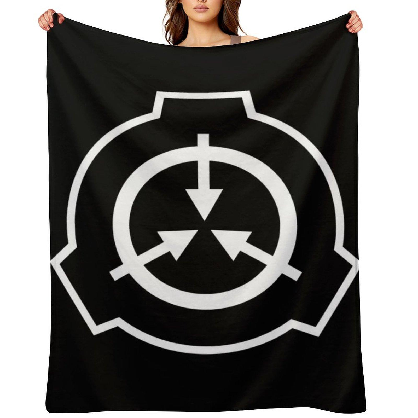 

SCP Foundation Logo Throw Blanket Fashion Sofas valentine gift ideas For Sofa Thin Summer Blankets 30x40in