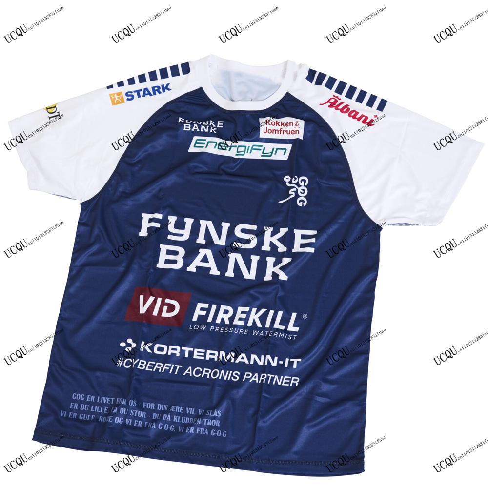 GOG Balonmano 2025-26 Nueva Llegada Dinamarca Camiseta de Balonmano Impresa en 3D Informal Casa Fuera Camiseta Adultos NIÑOS HBCN Unisex Top